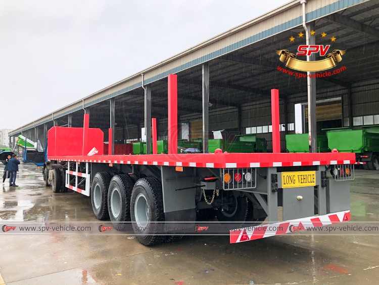 3 Alxes Semitrailer with Stakes - LB